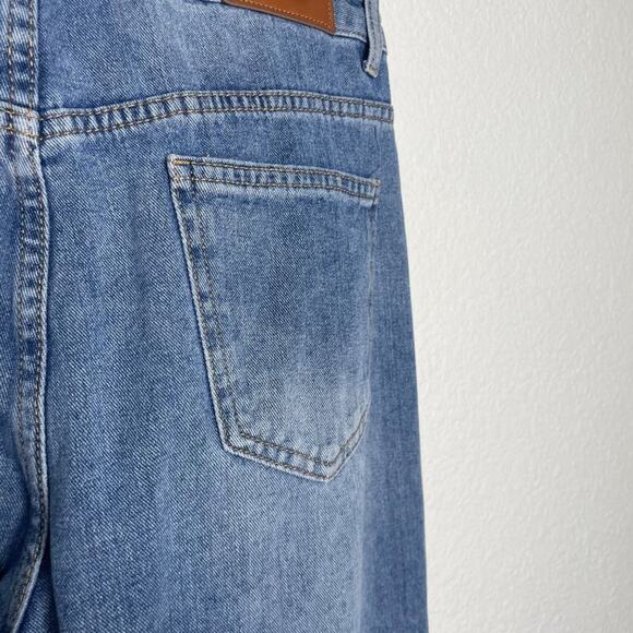 HDLTE Womens Jeans Size 29 Denim Blue Medium Wash High Rise Straight Leg - Picture 14 of 14